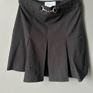 Black Pleated Skirt